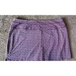 Intro Love The Fit Skort Athletic Skirt Size 3X Red  Blue Tummy Control  Sporty